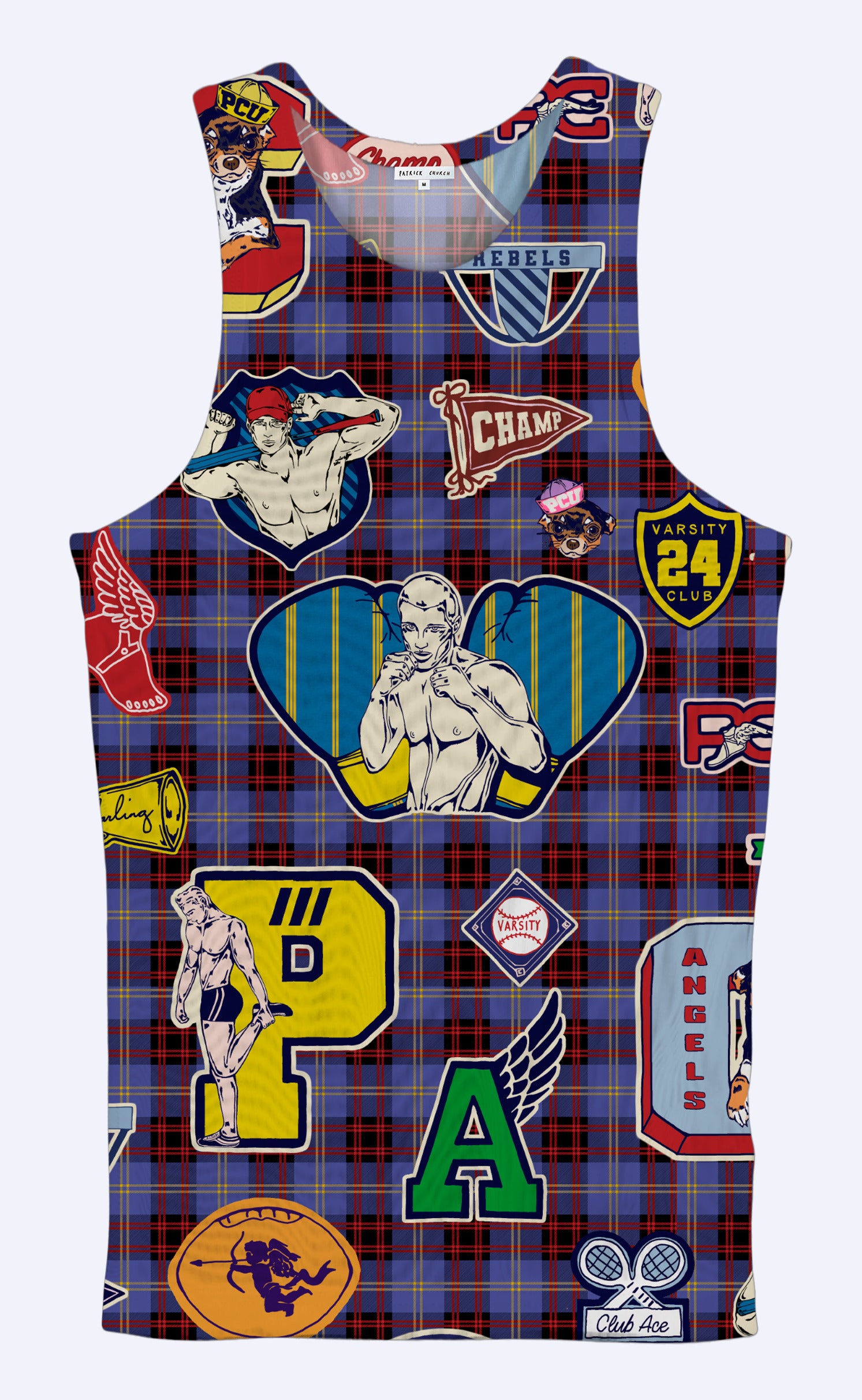 'Ivy League' Mesh Tank Top - Patrick Church