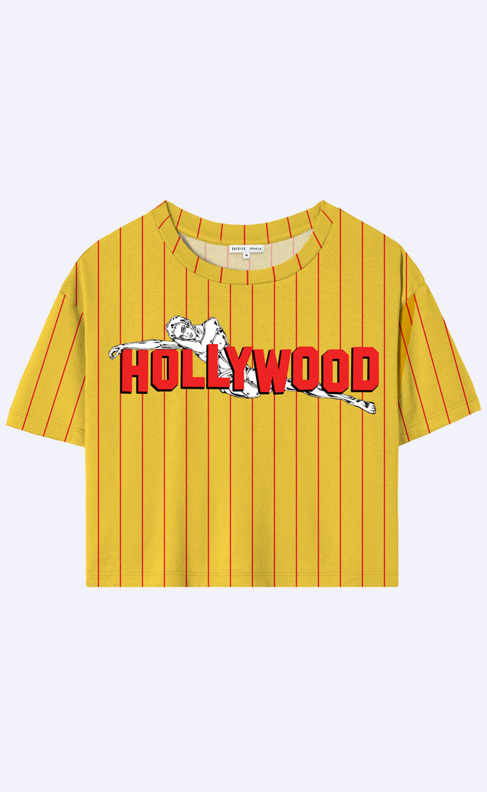 'Movie Star' Retro Crop T-shirt - Patrick Church