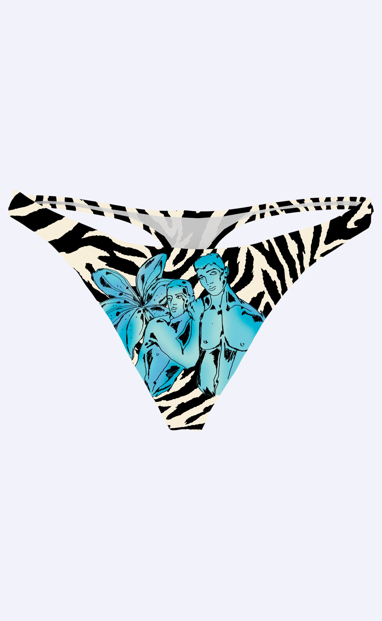 'Into The Wild' Swim Thong - Patrick Church