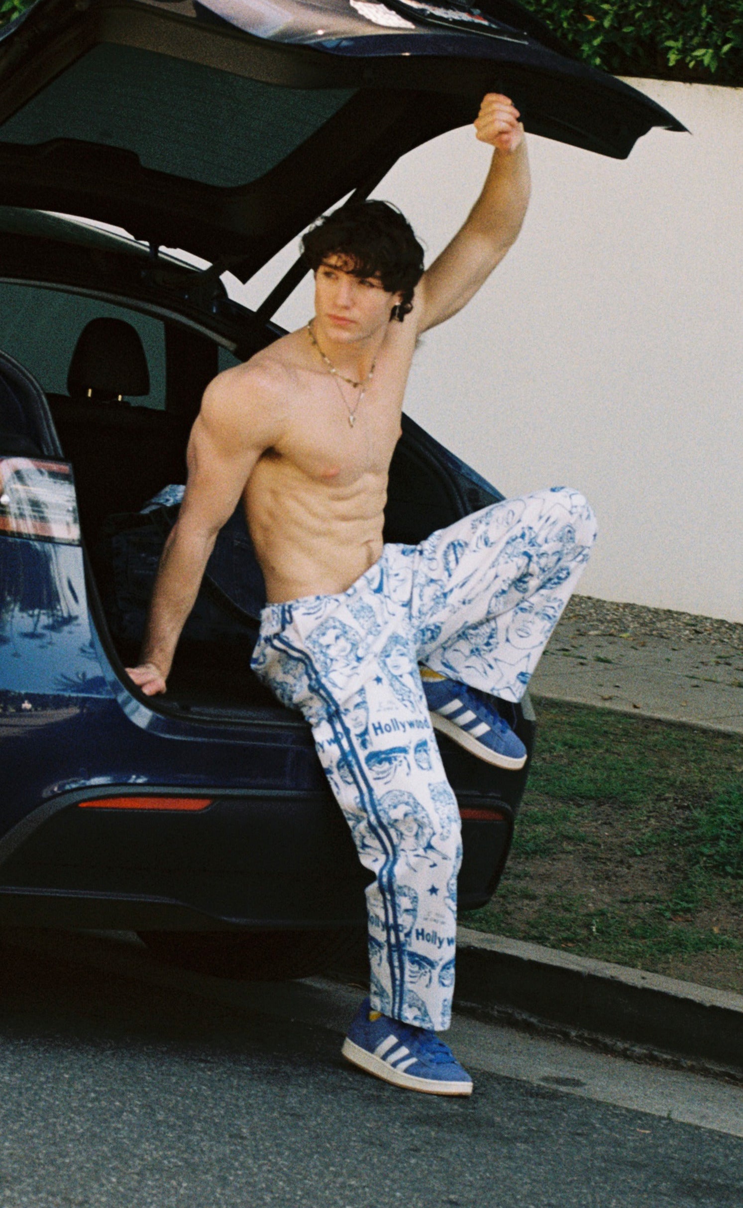 'California Blues' Wide-Leg Track Pant - Patrick Church