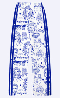 'California Blues' Wide-Leg Track Pant - Patrick Church