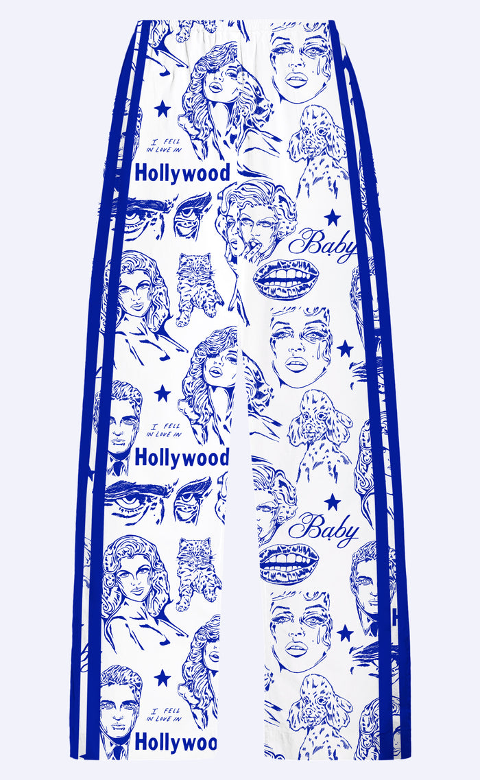 'California Blues' Wide-Leg Track Pant - Patrick Church