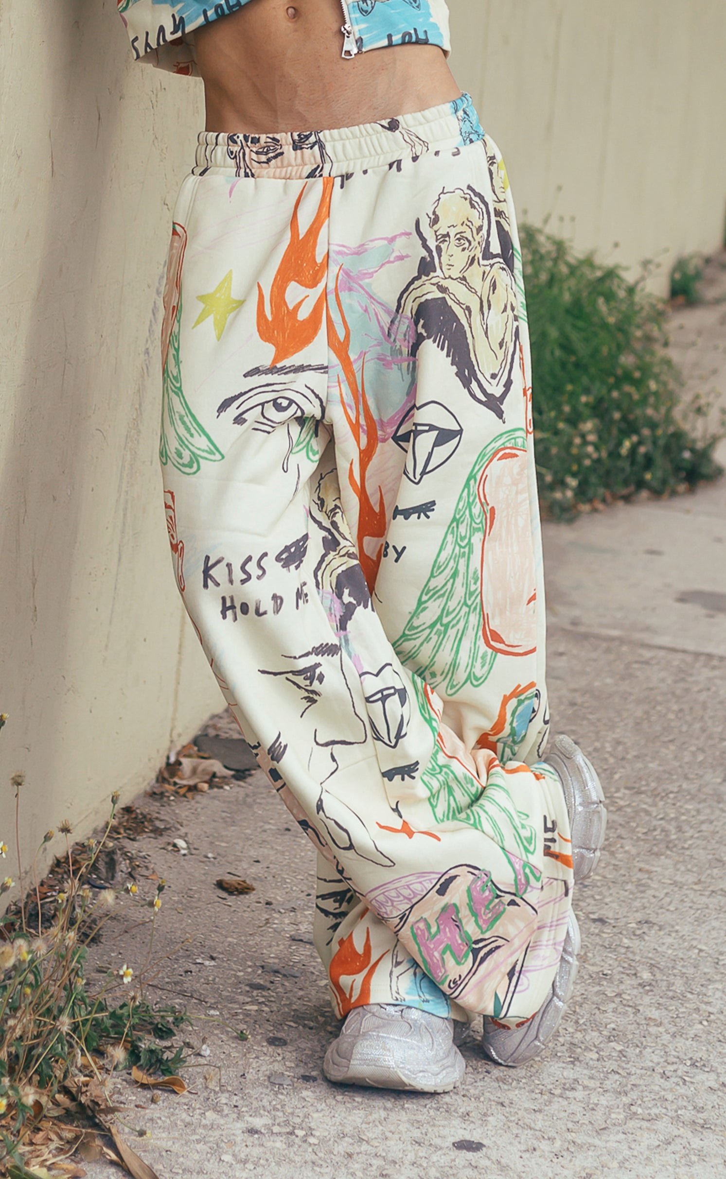 L'AMOUR Wide-Leg Sweatpant - Patrick Church