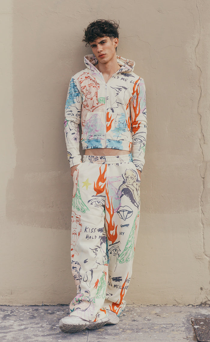 L'AMOUR Wide-Leg Sweatpant - Patrick Church