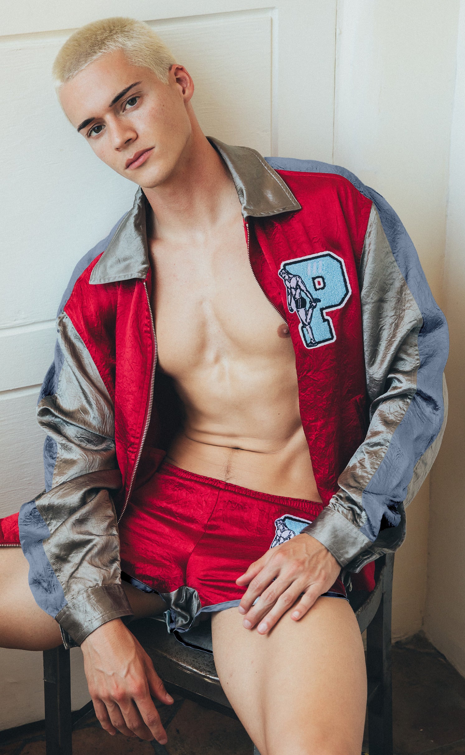 Satin 'Fight For Love' Varsity Bomber