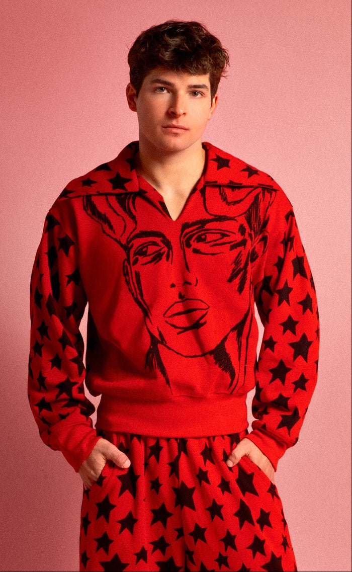 'Star Boy' Sailor Collar Sweatshirt - Patrick Church