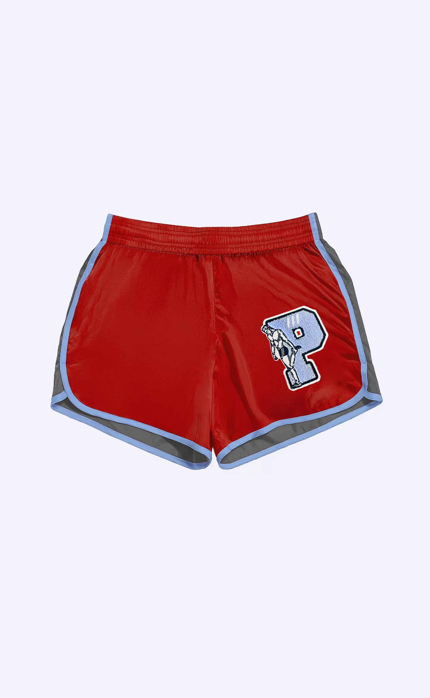 Satin 'Fight For Love' Varsity Shorts