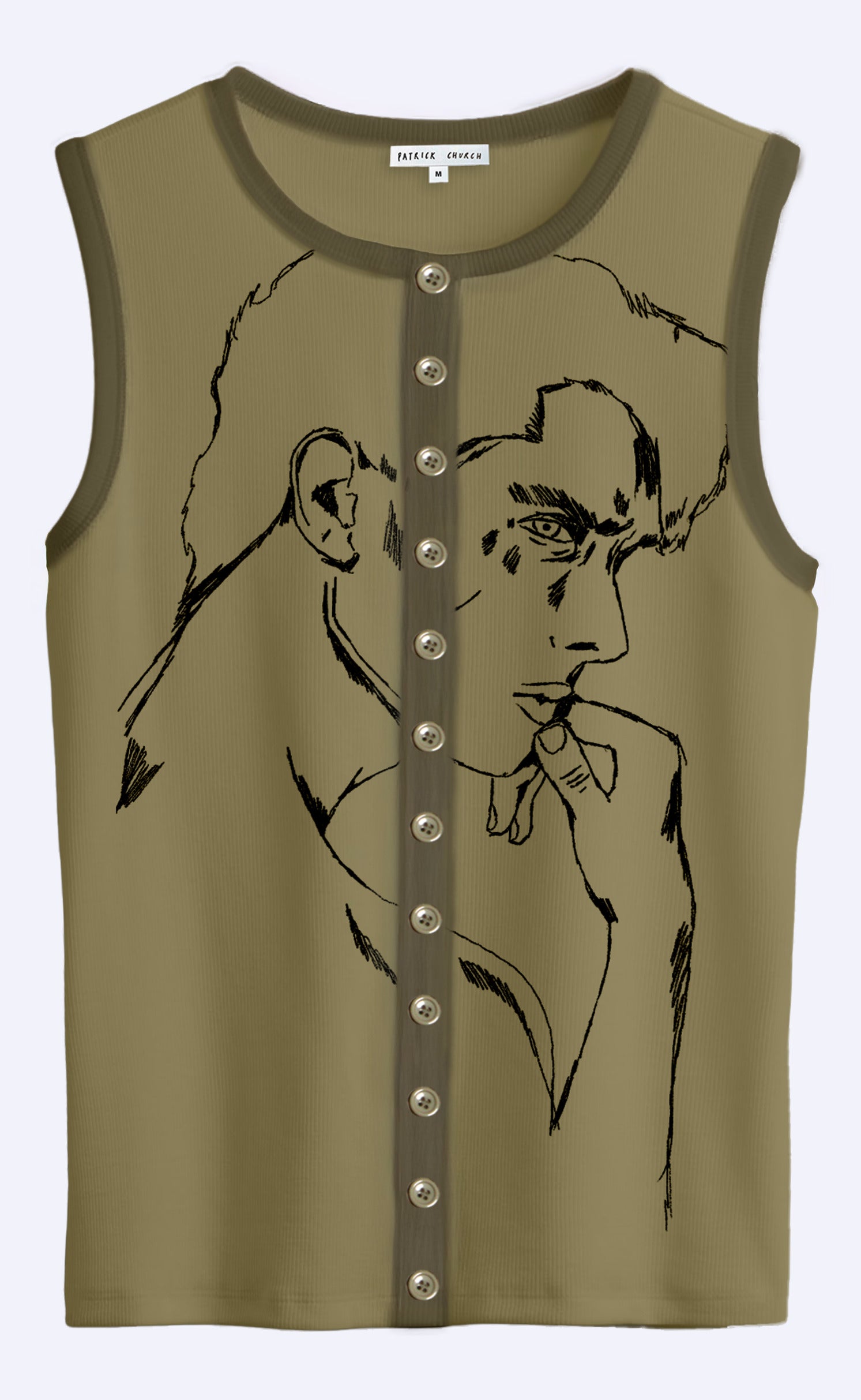 'Heartbreaker' Button Down Tank