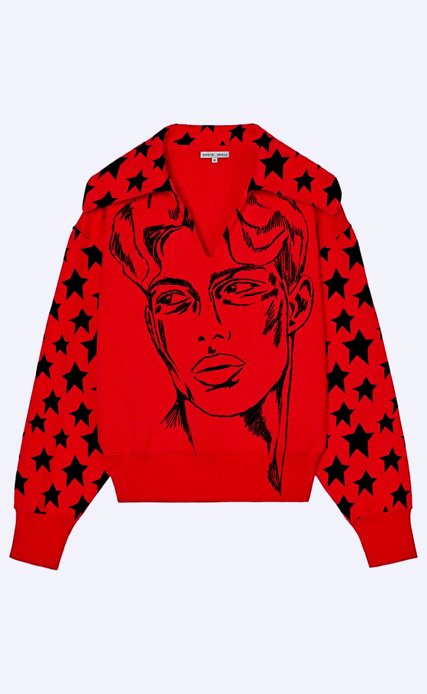 'Star Boy' Sailor Collar Sweatshirt