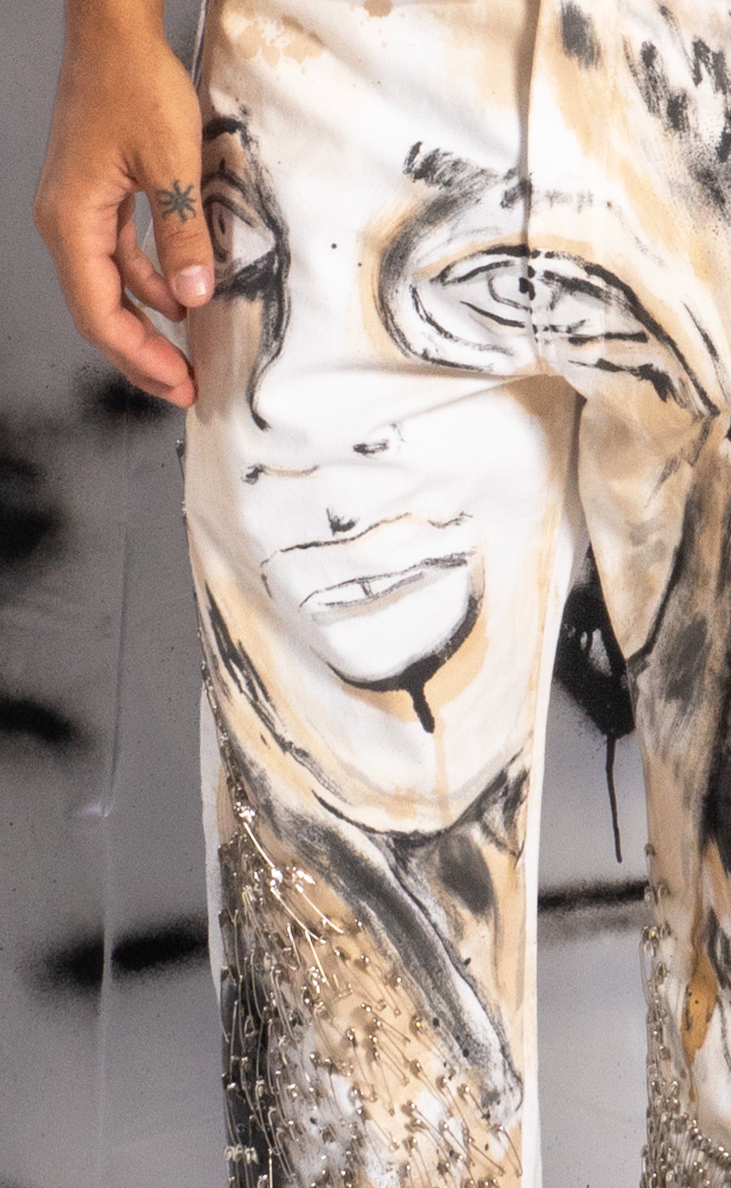 Hand Painted 'Beyond Love' Pants