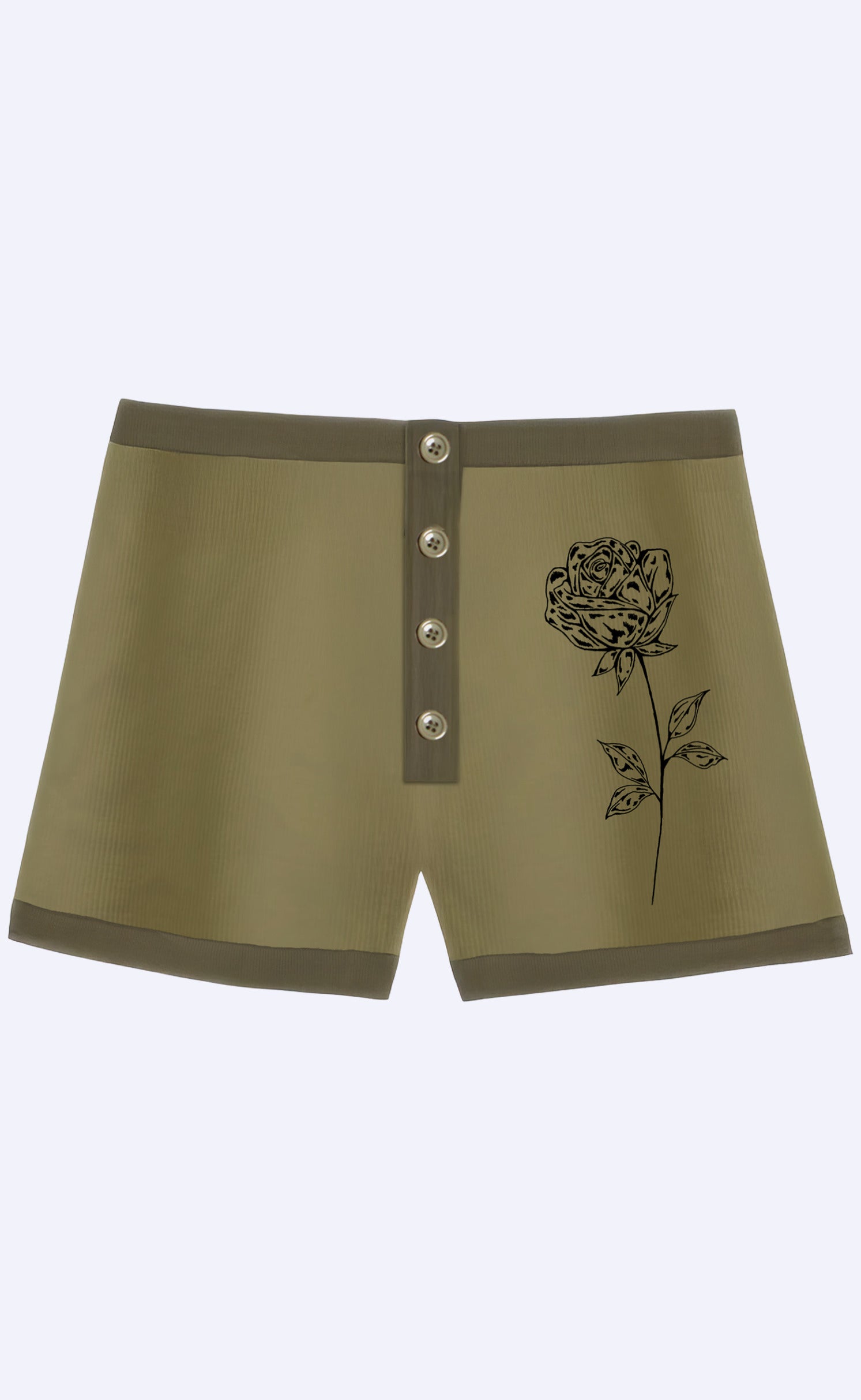 'Heartbreaker' Button Down Shorts