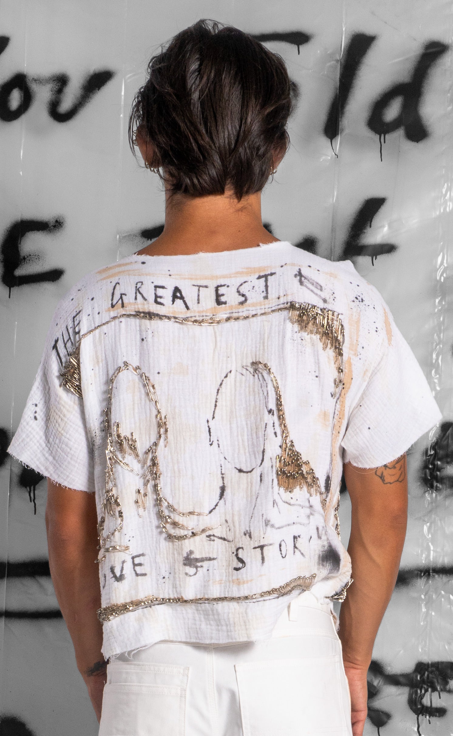 Hand Painted 'Beyond Love' Shirt