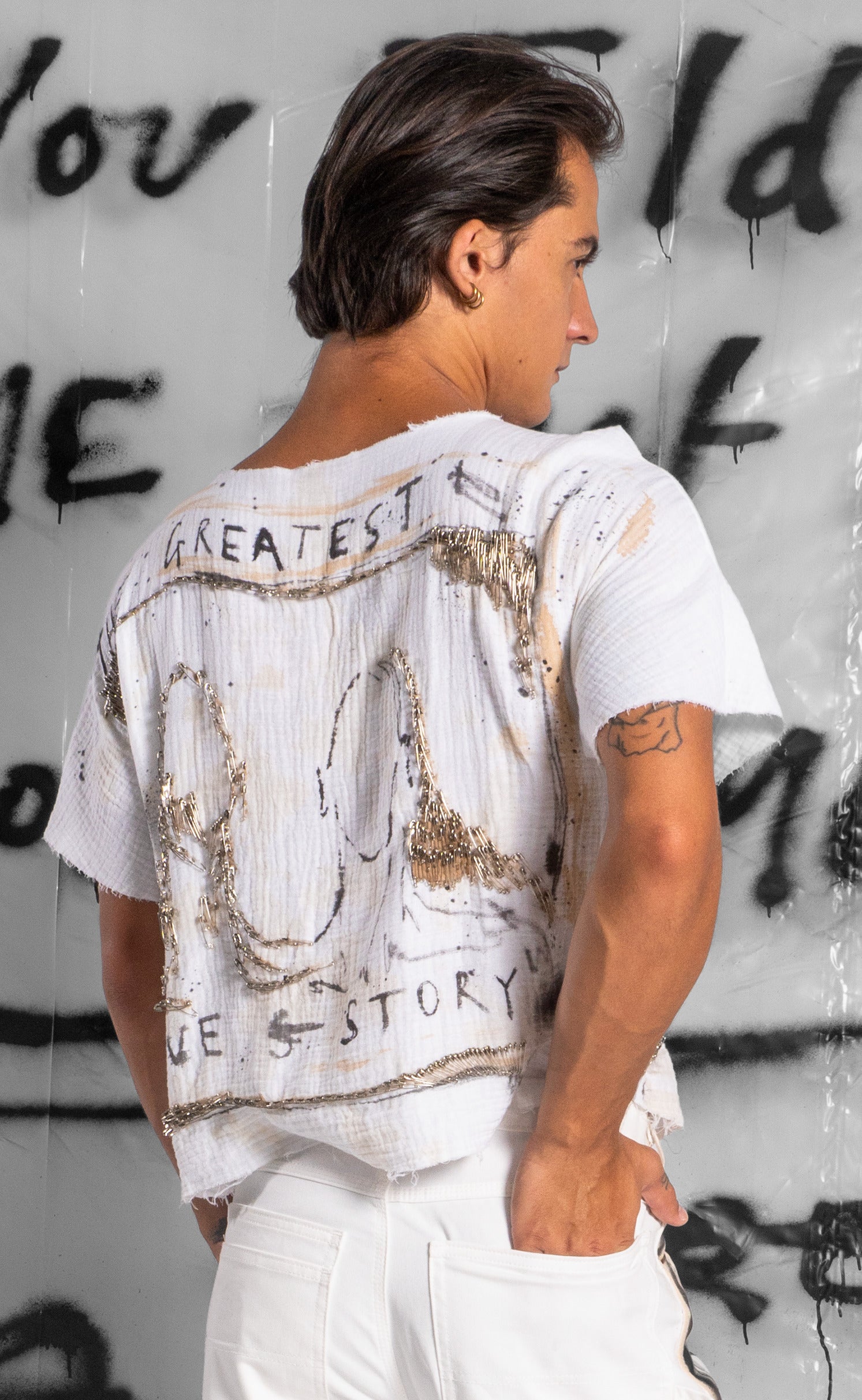 Hand Painted 'Beyond Love' Shirt