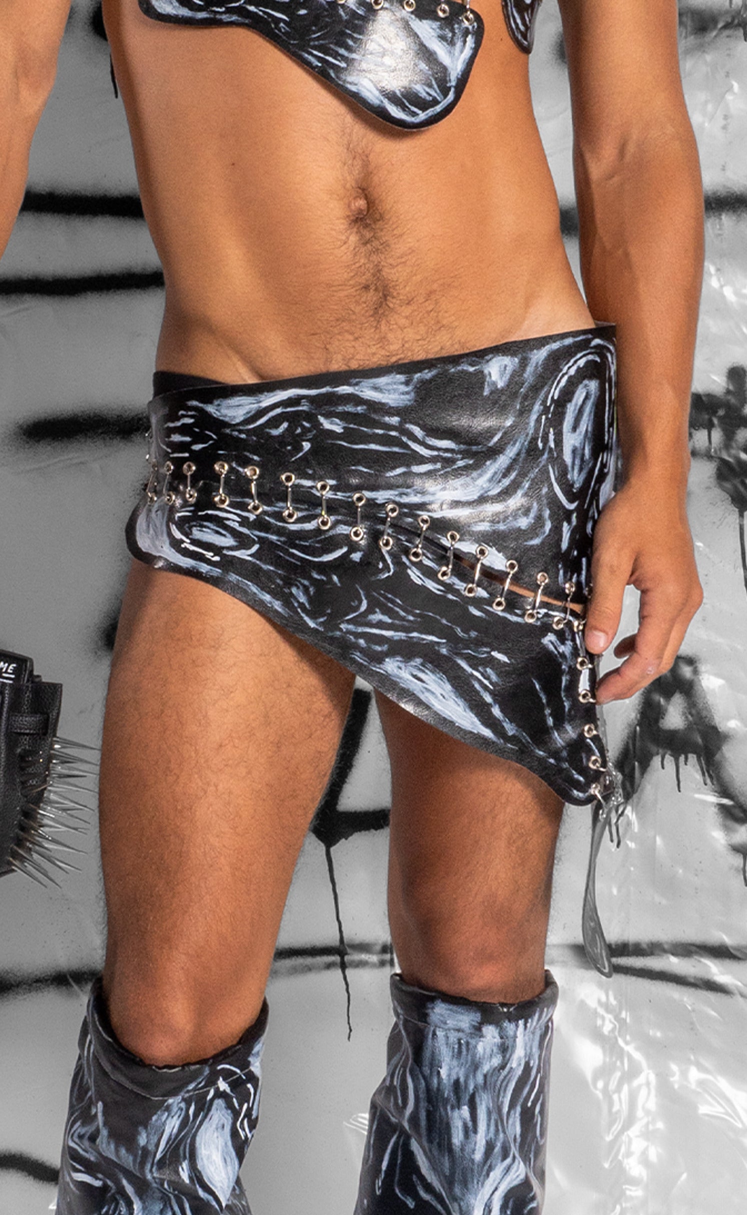Hand Painted 'Pretty On The Outside' Skirt