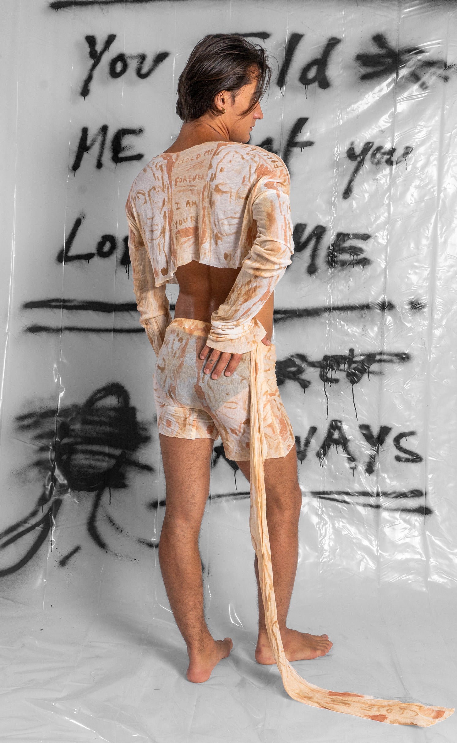 'Dearest Boy' Wrap Shorts