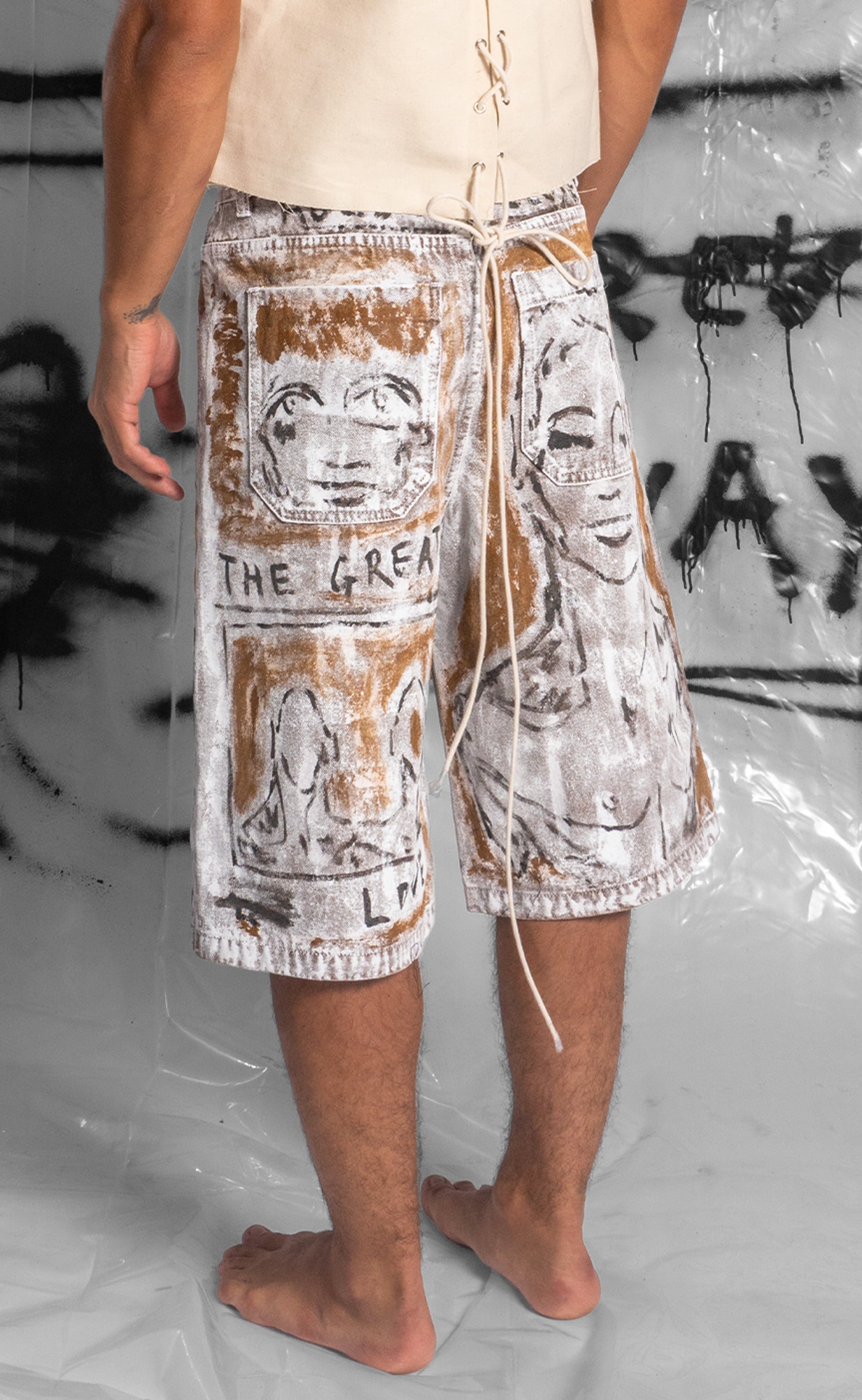 'Greatest Love' Jean Shorts - 30 Waist