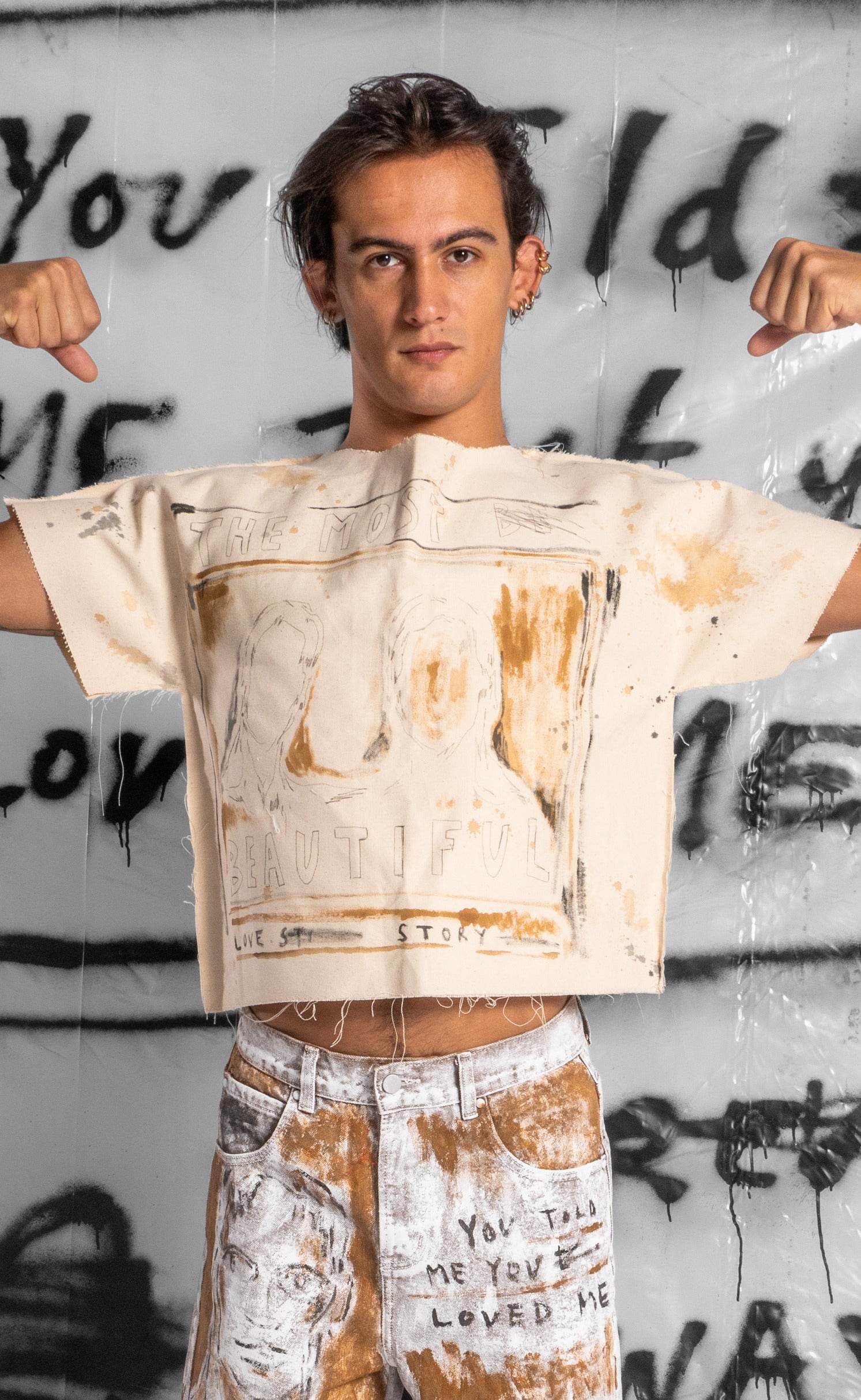 Hand Painted 'Greatest Love' Shirt