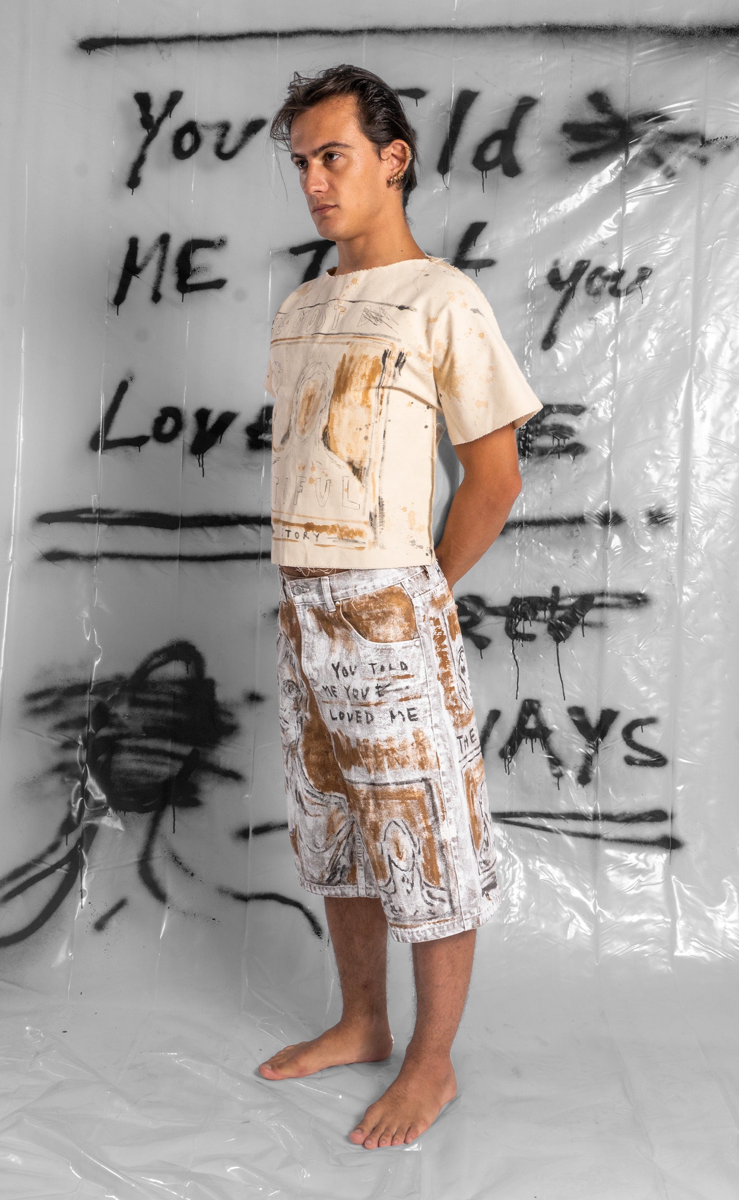 'Greatest Love' Jean Shorts - 30 Waist