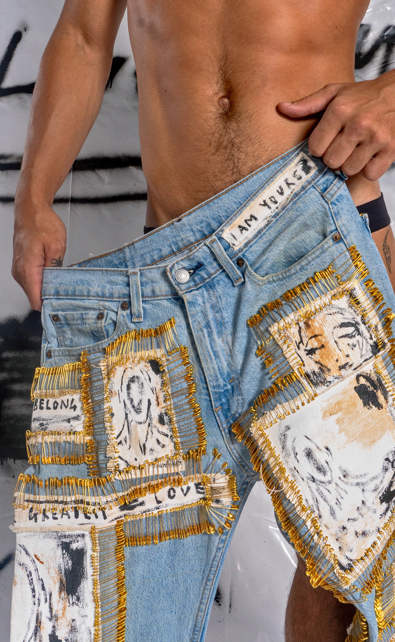 'Golden Boy' Jeans - 28 Waist