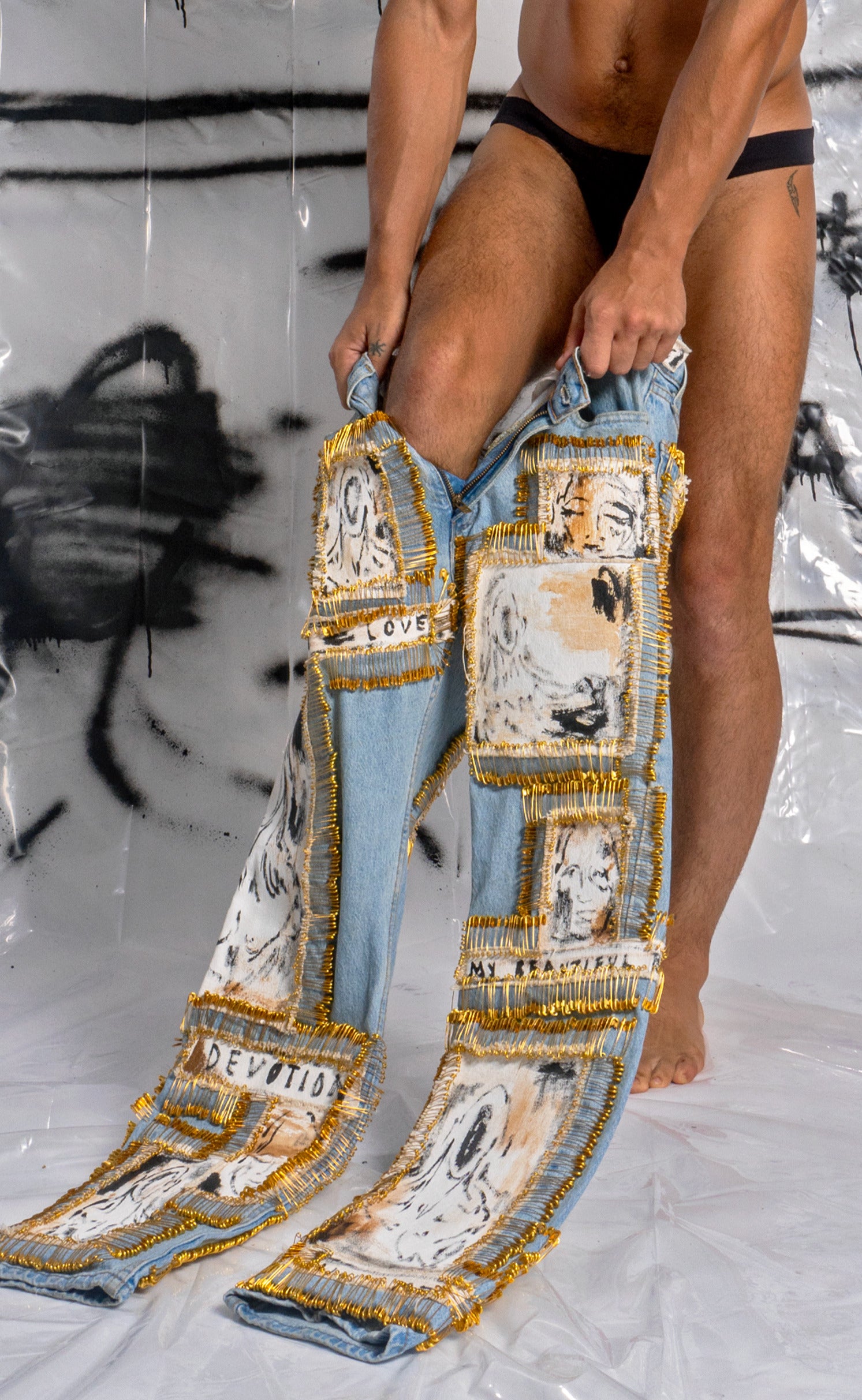 'Golden Boy' Jeans - 28 Waist