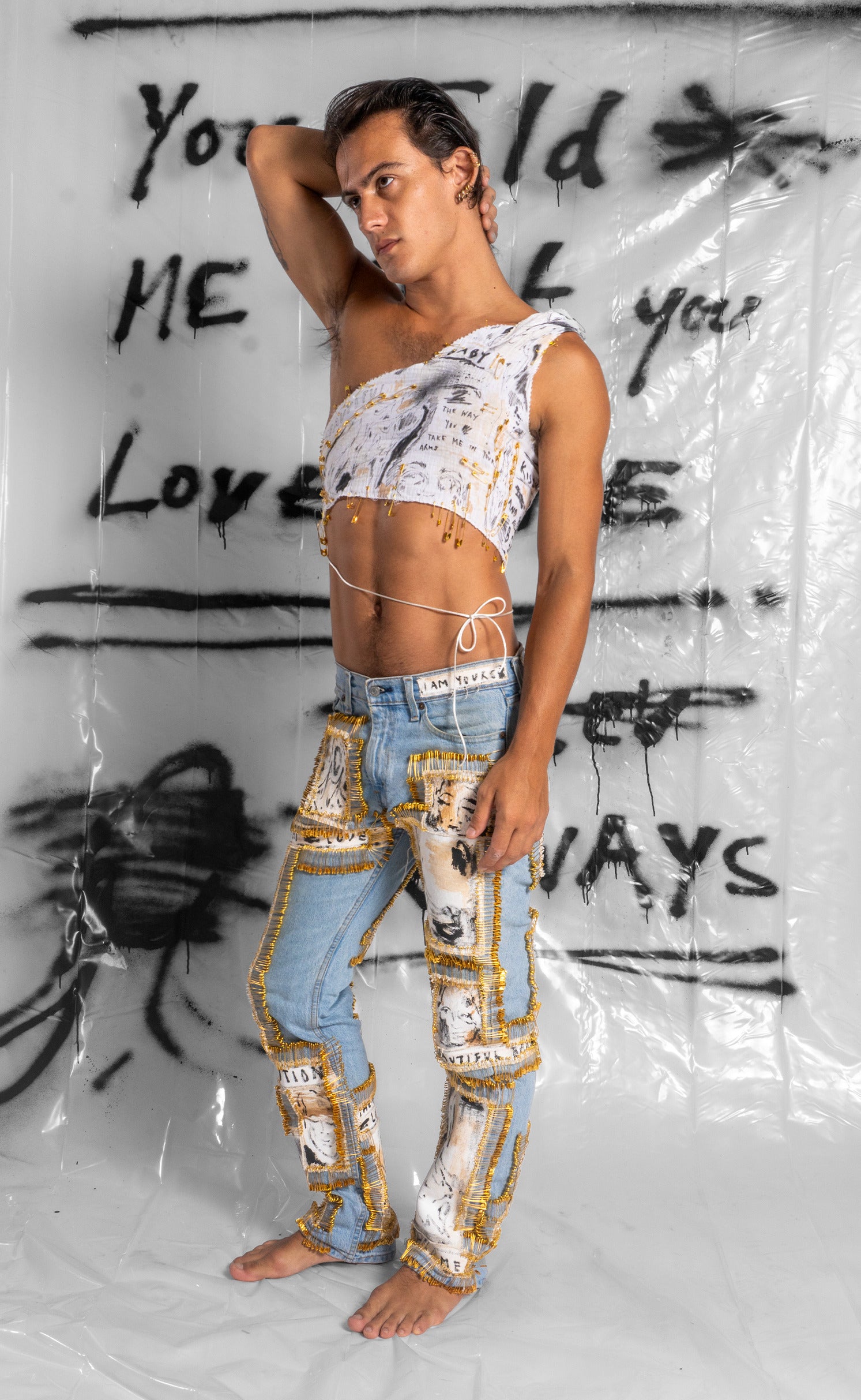 'Golden Boy' Jeans - 28 Waist