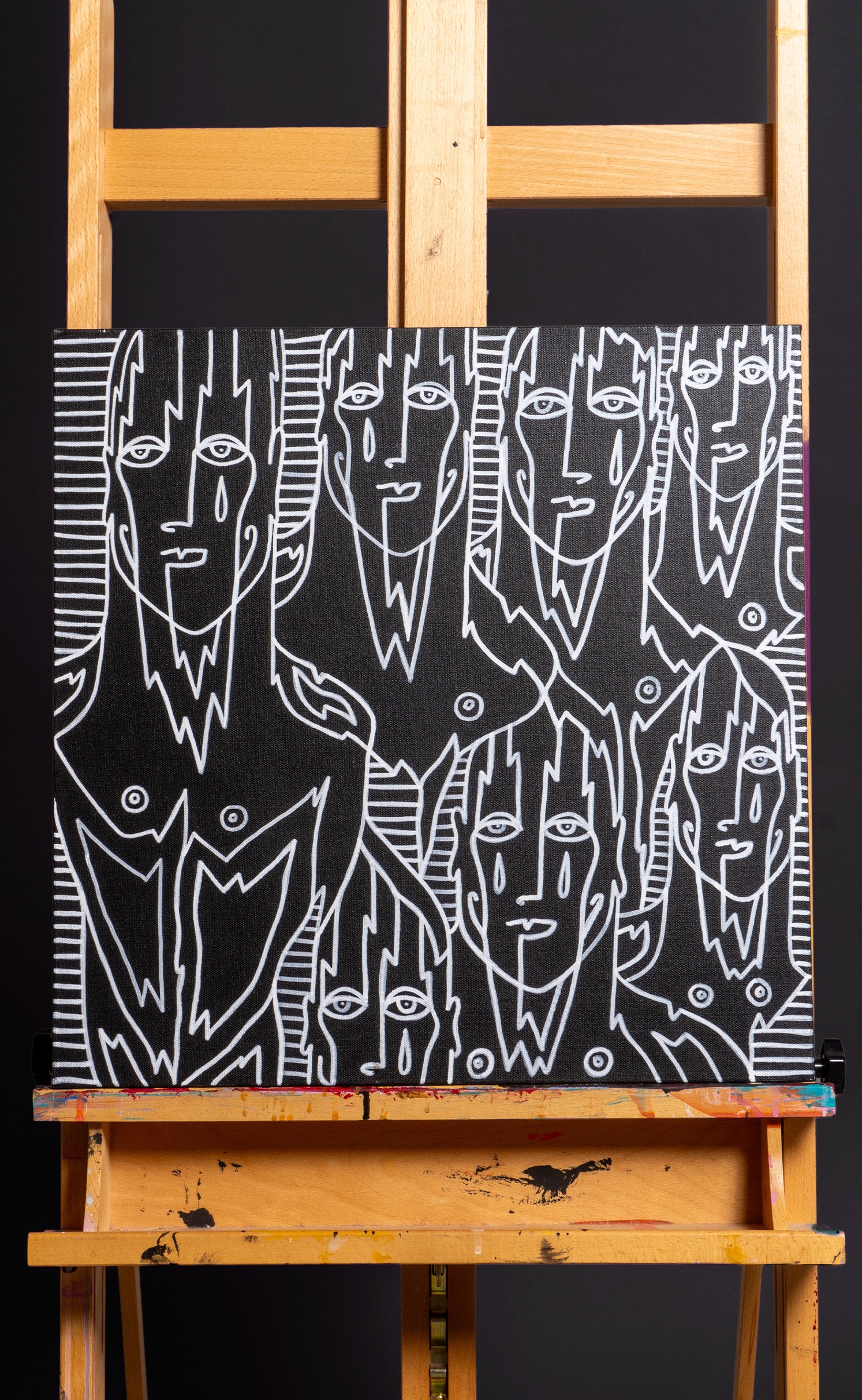 'Get In Line' 20 x 20 - Patrick Church