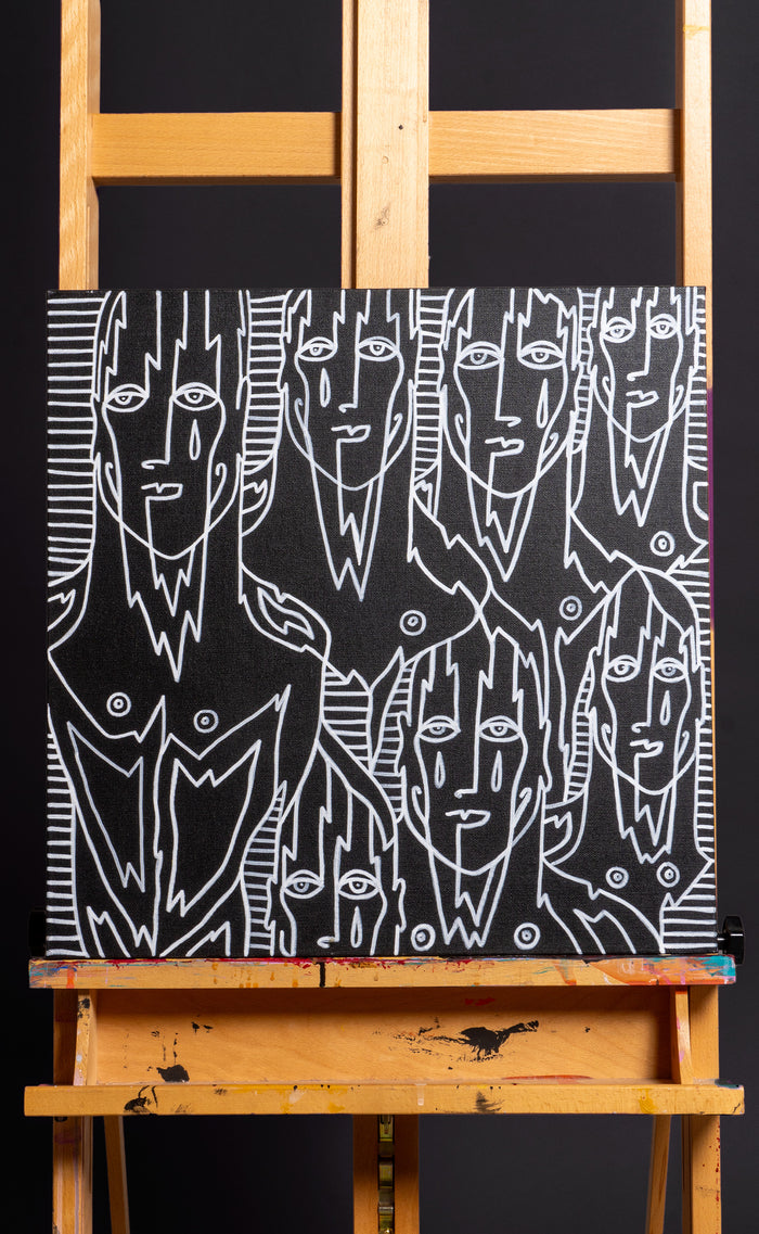 'Get In Line' 20 x 20 - Patrick Church