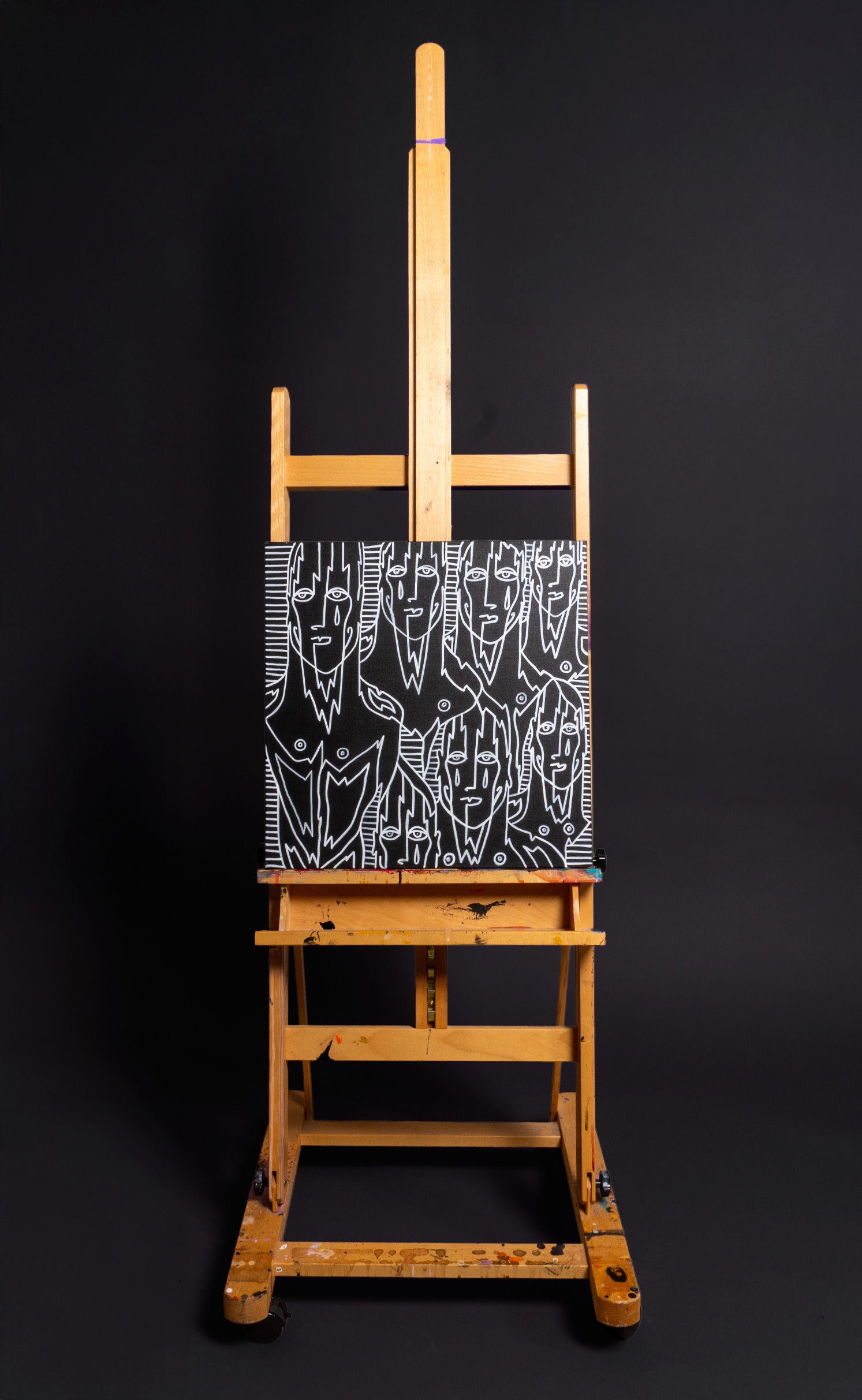 'Get In Line' 20 x 20 - Patrick Church