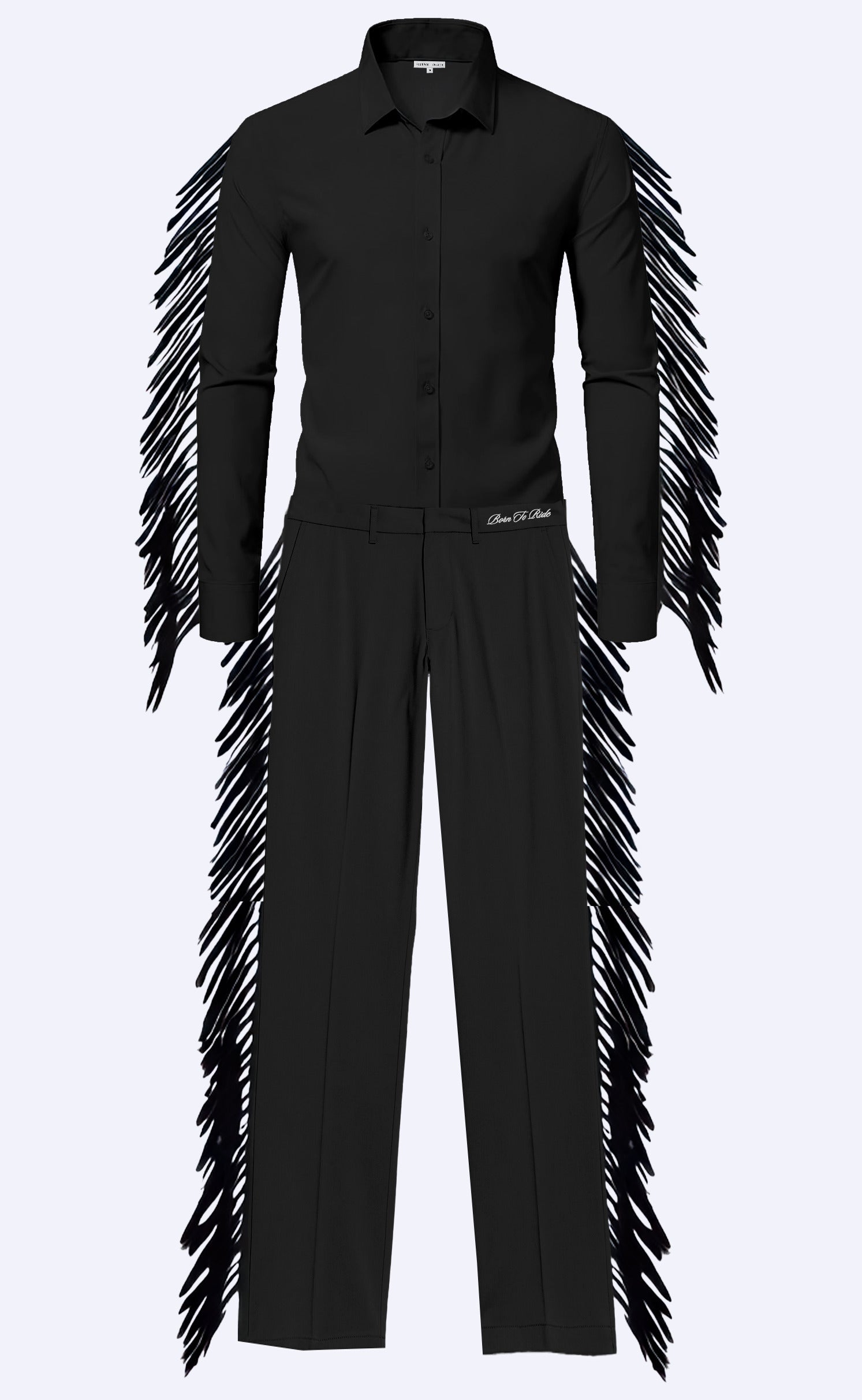 'Born To Ride' Fringe Jumpsuit - Patrick Church