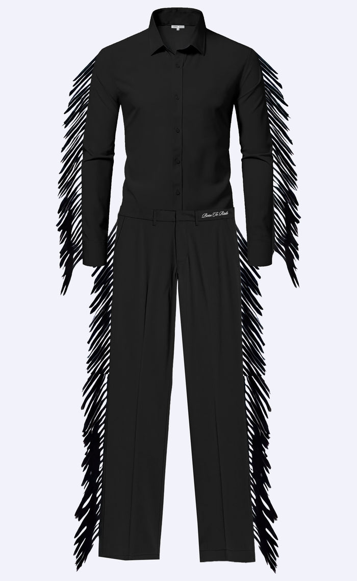 'Born To Ride' Fringe Jumpsuit - Patrick Church