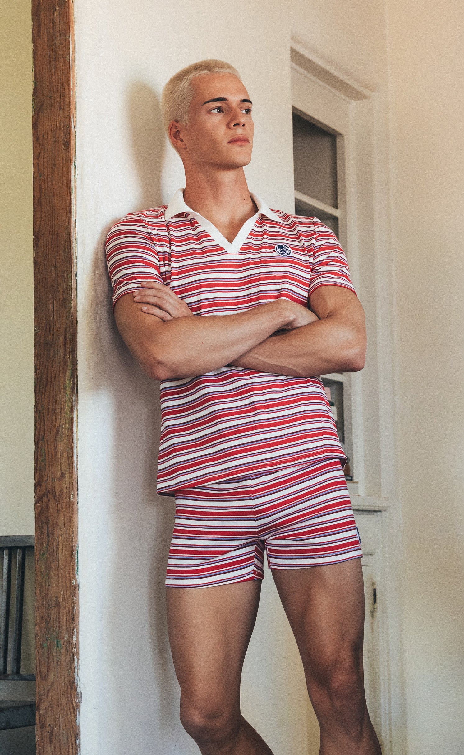 'Preppy Puppy' Mesh Polo
