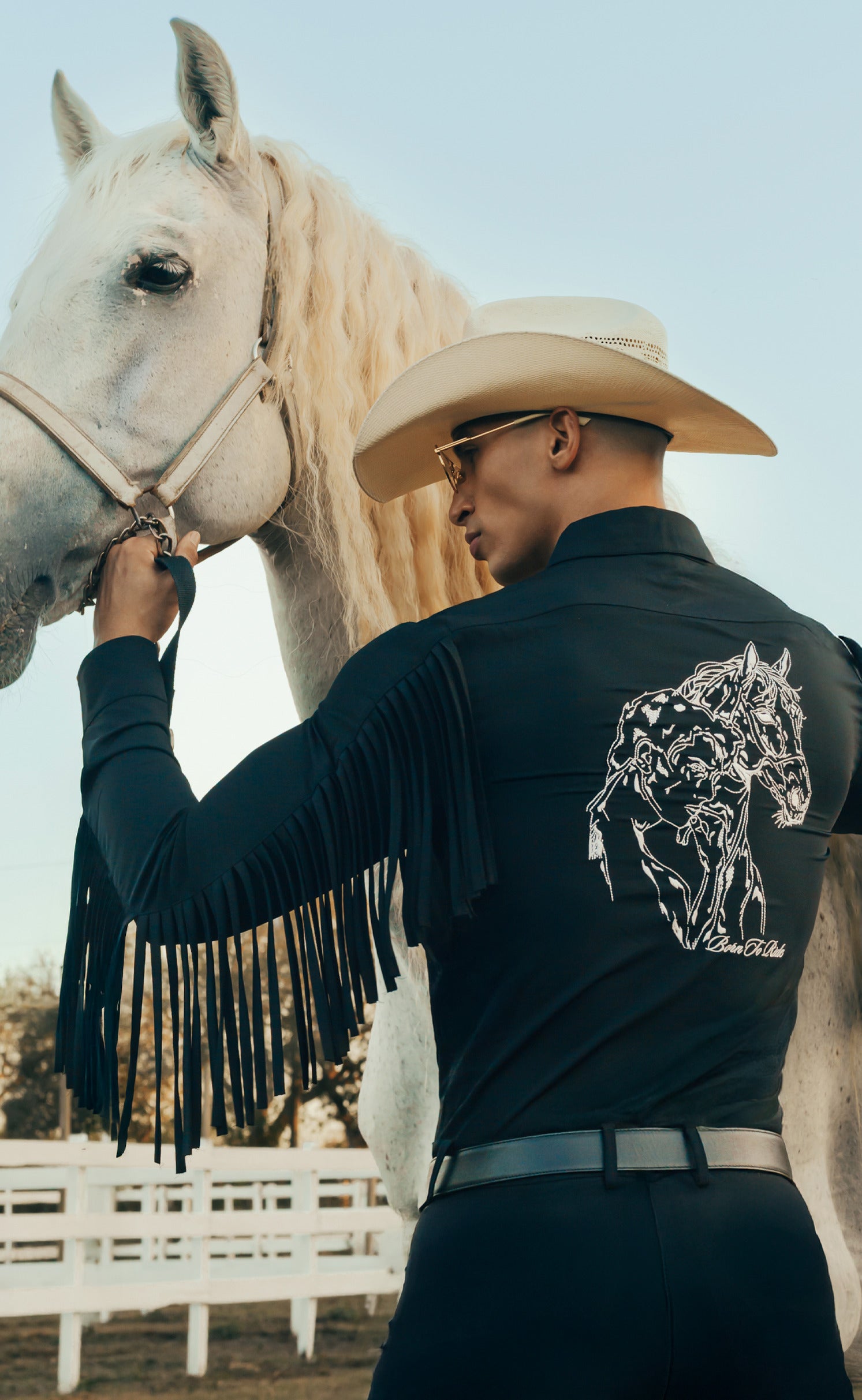 'Born To Ride' Fringe Jumpsuit - Patrick Church