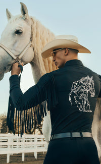 'Born To Ride' Fringe Jumpsuit - Patrick Church