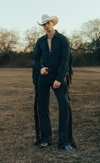 'Born To Ride' Fringe Jumpsuit - Patrick Church