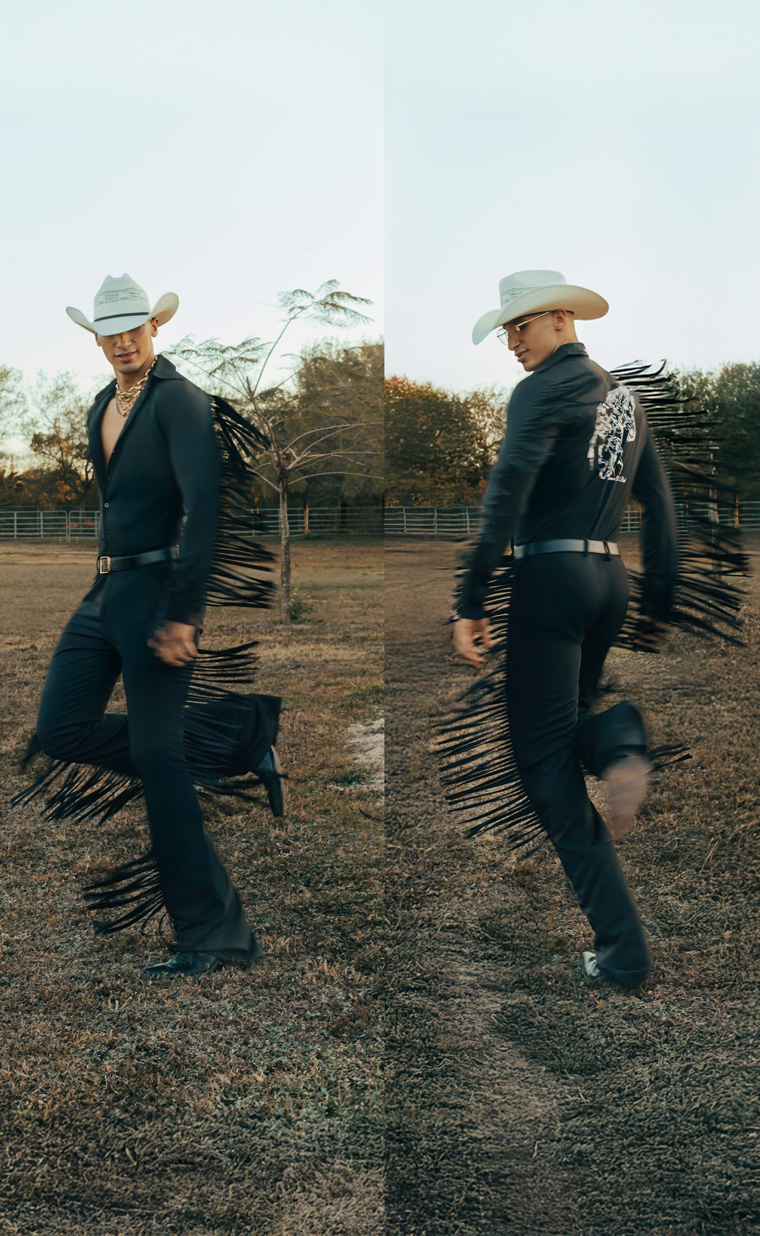 'Born To Ride' Fringe Jumpsuit - Patrick Church