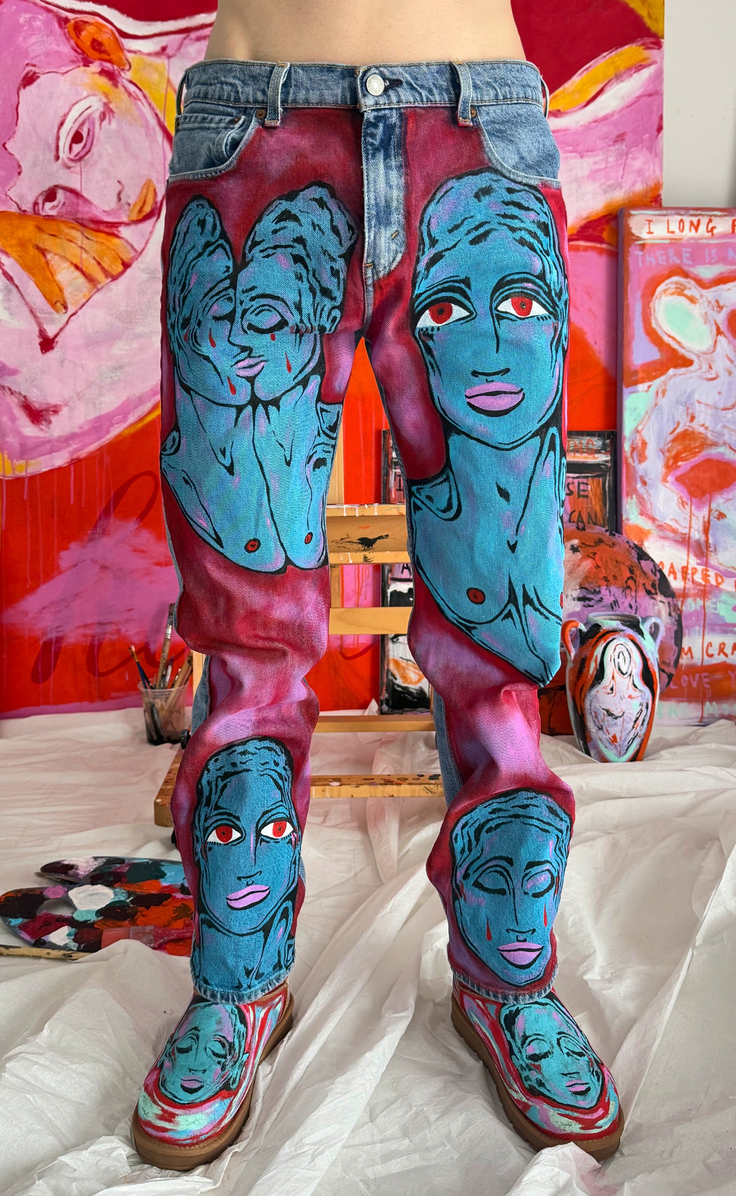 'Kiss Collector' Jeans - 32x32 - Patrick Church