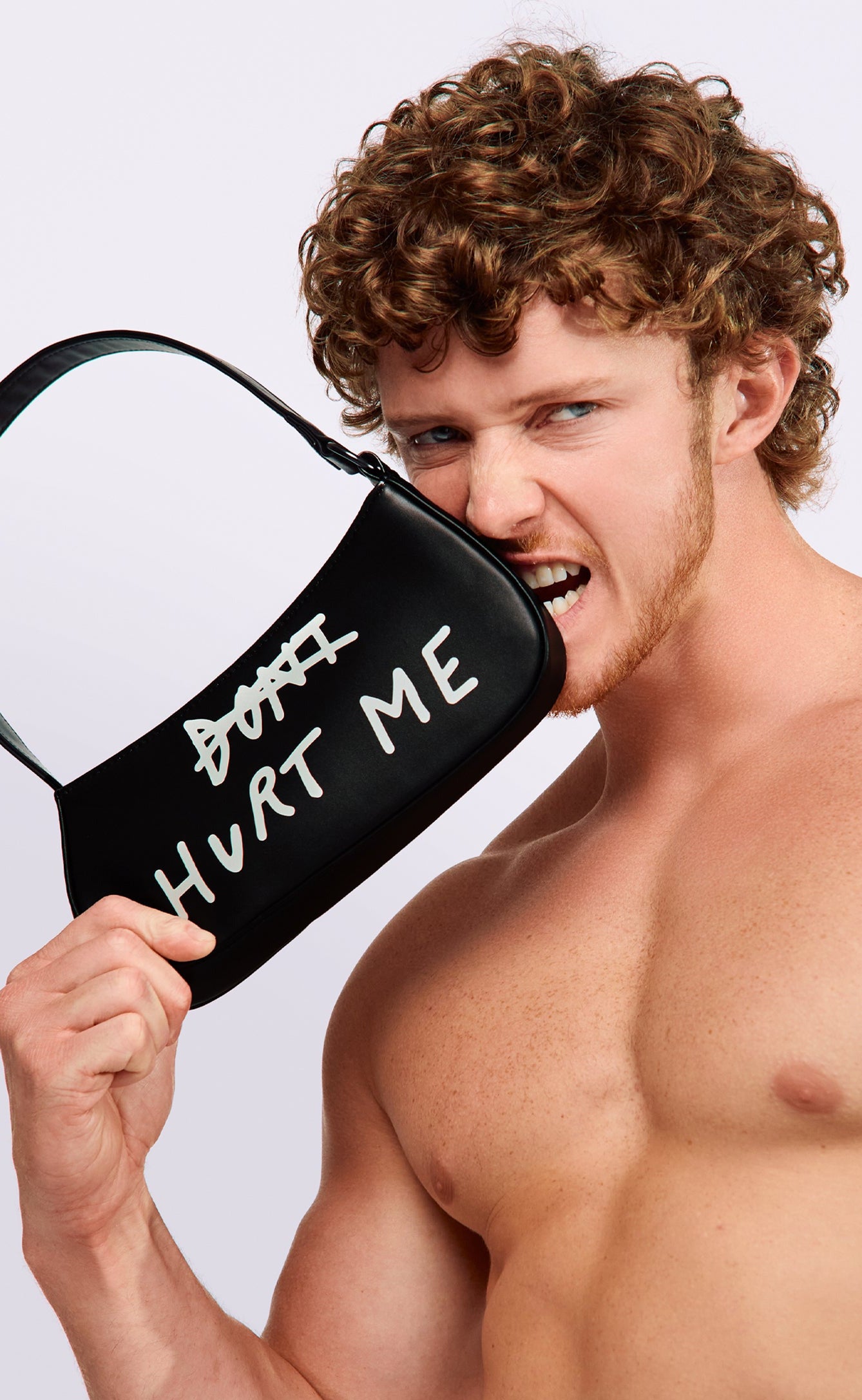'Don't Hurt Me' Icon Shoulder Bag - Patrick Church