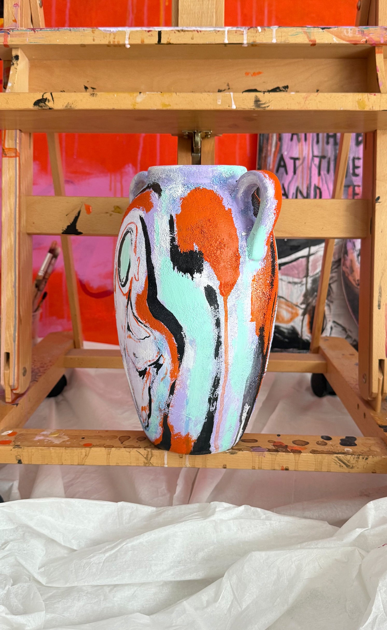 'Kiss Collector' Vase 13 x 7 x 9 - Patrick Church