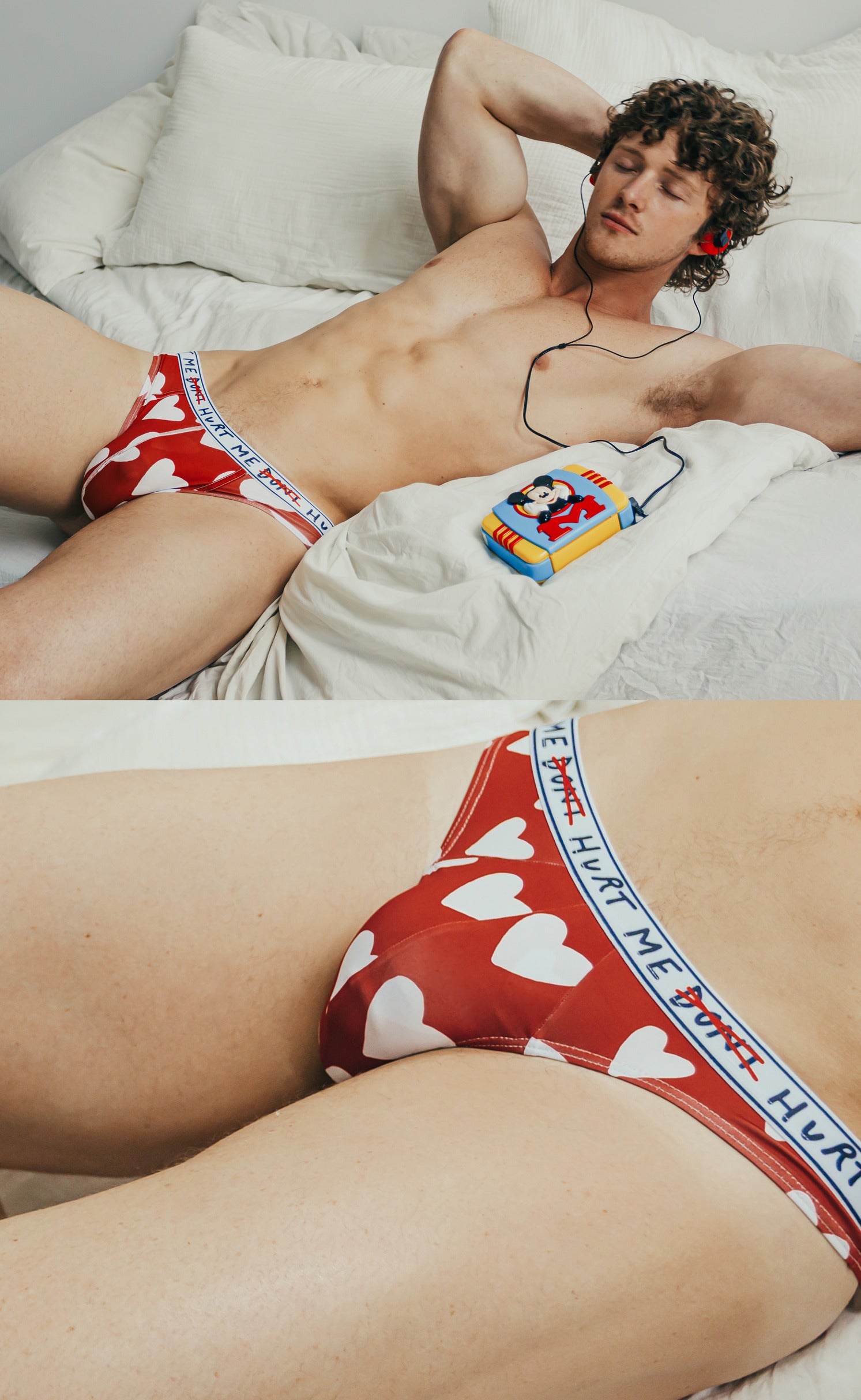 'Don't Hurt Me' Heart Thong - Patrick Church