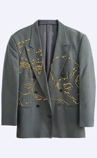 Hand Painted/Studded Custom Suit - Patrick Church
