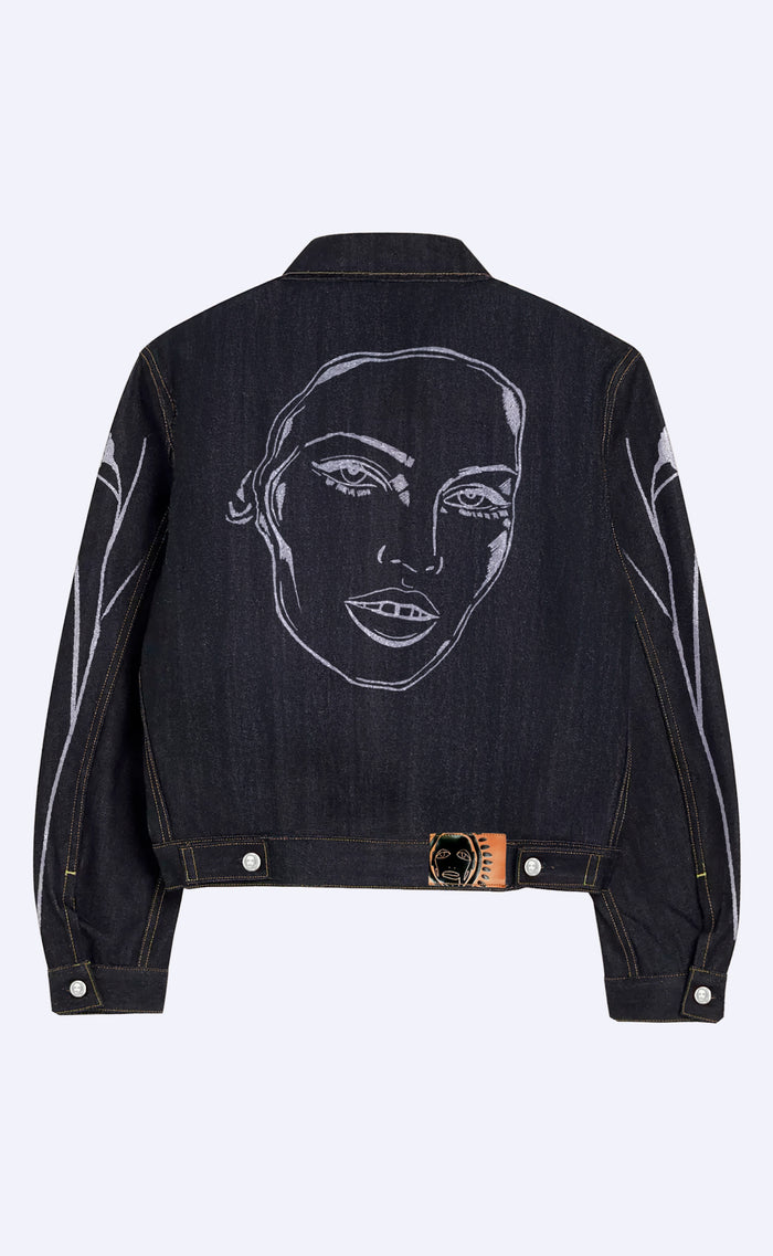 'Born To Ride' Idigo Denim Jacket - Patrick Church