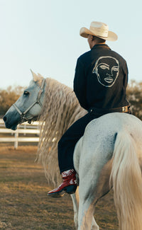 'Born To Ride' Idigo Denim Jacket - Patrick Church