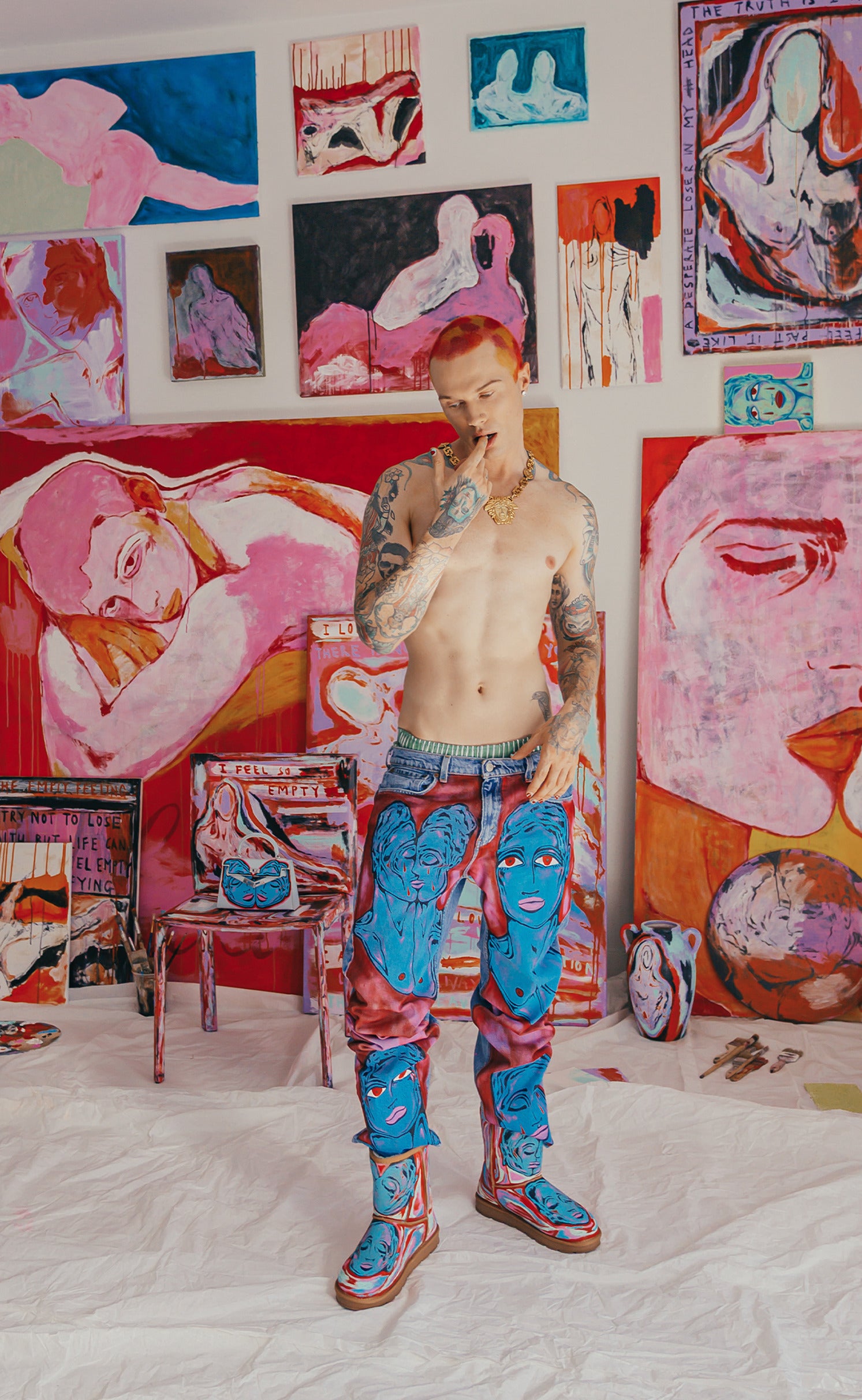 'Kiss Collector' Jeans - 32x32 - Patrick Church