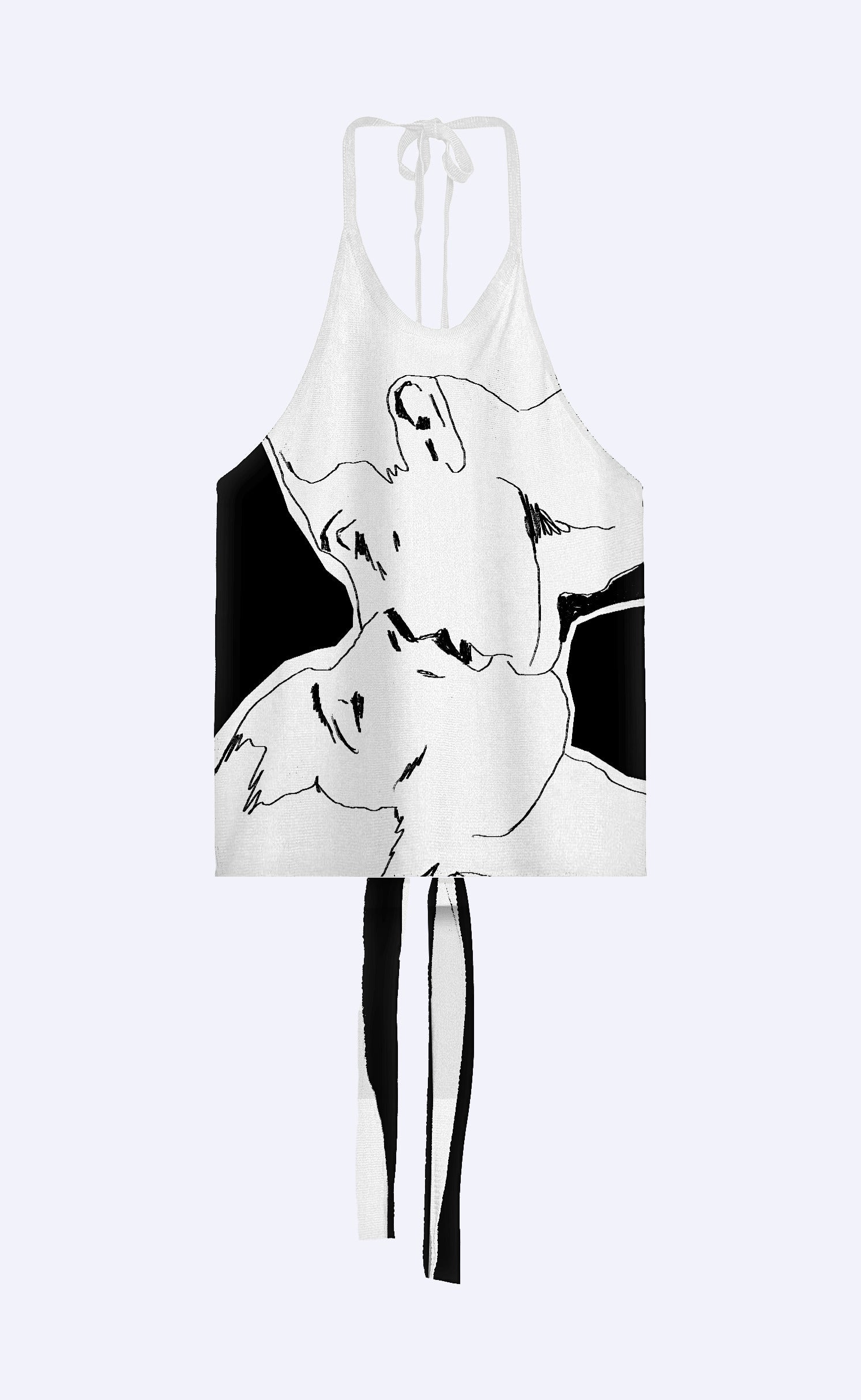 'Handle With Care' Halter Top - Patrick Church