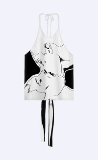 'Handle With Care' Halter Top - Patrick Church