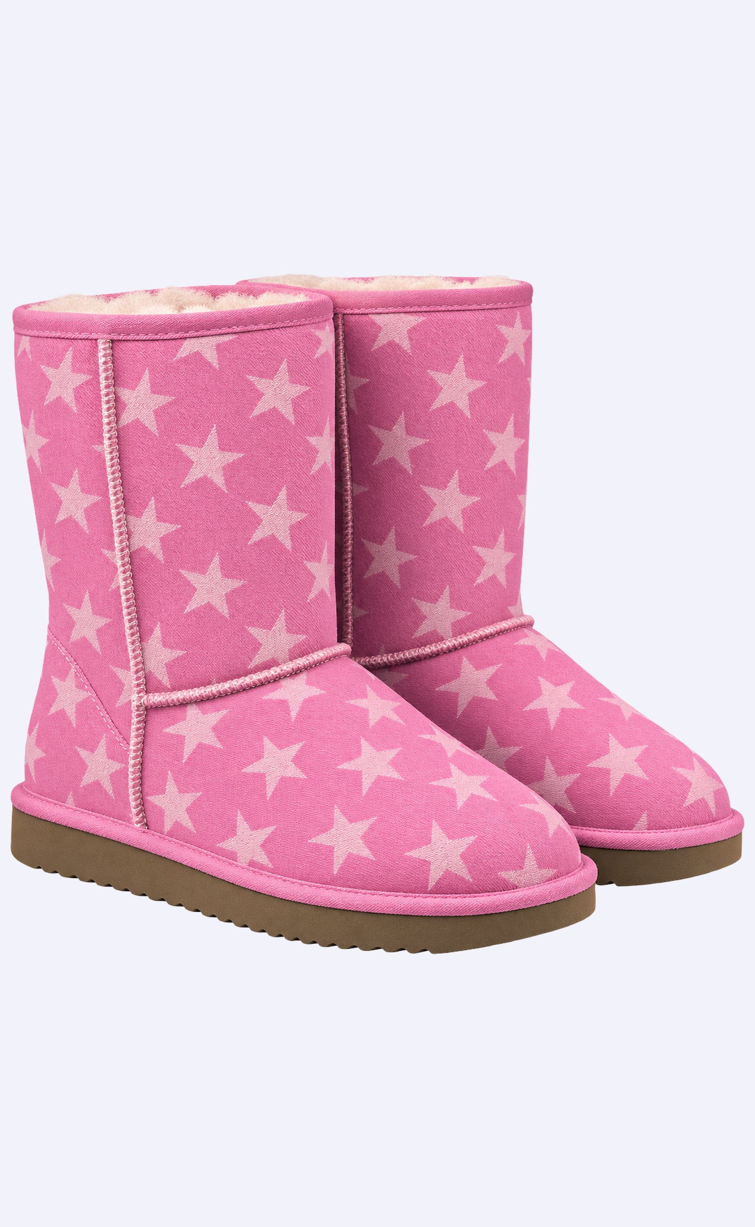‘LuckyStar’ Faux Fur Lined Jacquard Classic Boot