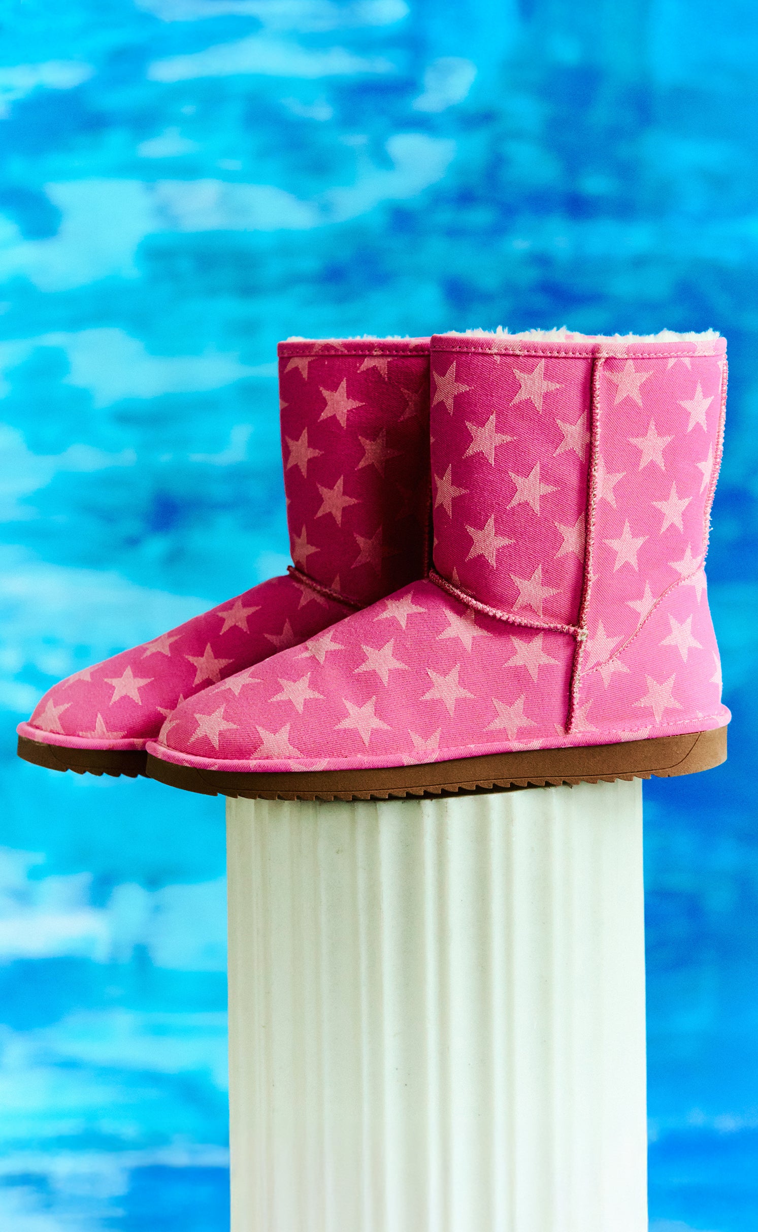 ‘LuckyStar’ Faux Fur Lined Jacquard Classic Boot