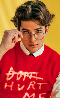 'Don't Hurt Me' Mohair Sweater - Patrick Church