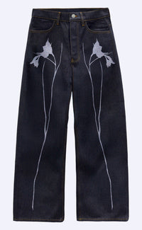 'Born To Ride' Loose Fit Indigo Jeans - Patrick Church