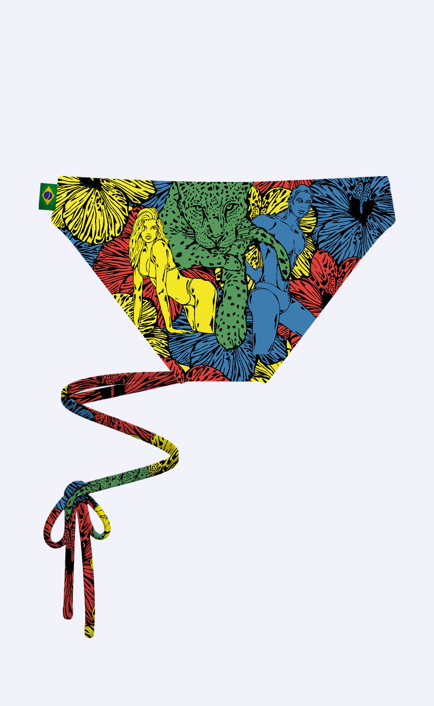 'Paraíso' Brazil Tie Swim Briefs